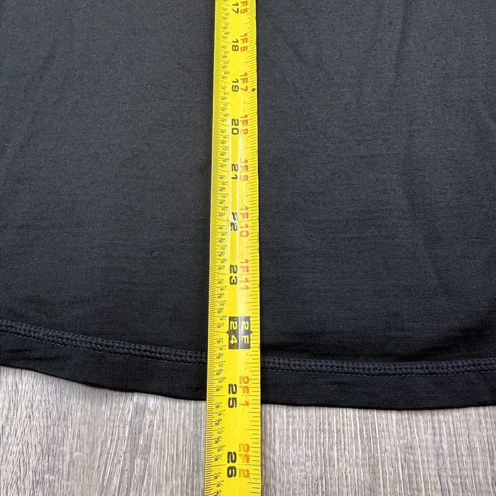 Smartwool Merino Wool Long Sleeve T-Shirt Baselayer Mens Size Medium Black - Picture 14 of 15